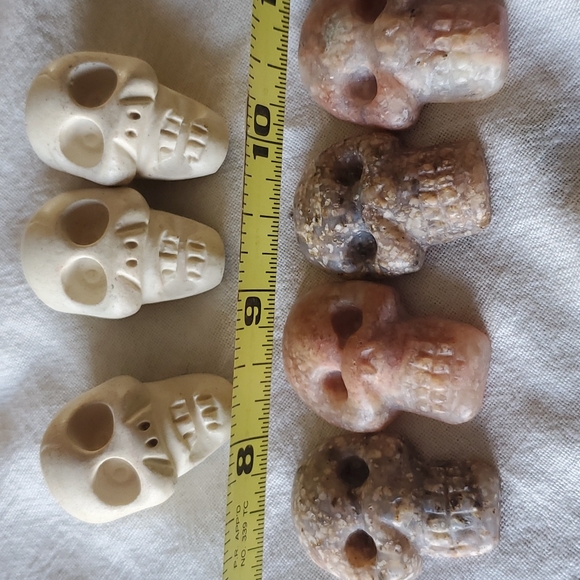 Halloween Dia de los Muertos skull beads DESTASH - Picture 2 of 8